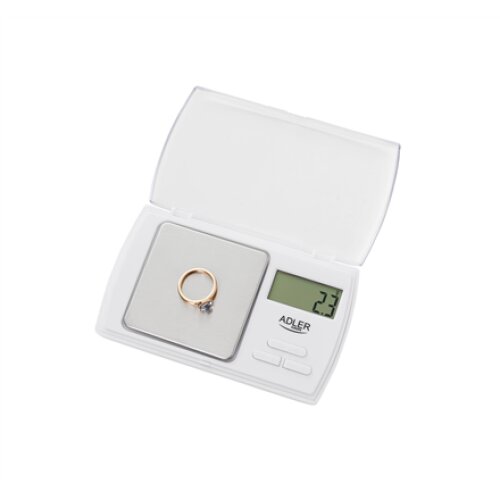 Adler , Precision scale , AD 3161 , Maximum weight (capacity) 0.5 kg , Accuracy 0.01 g , White