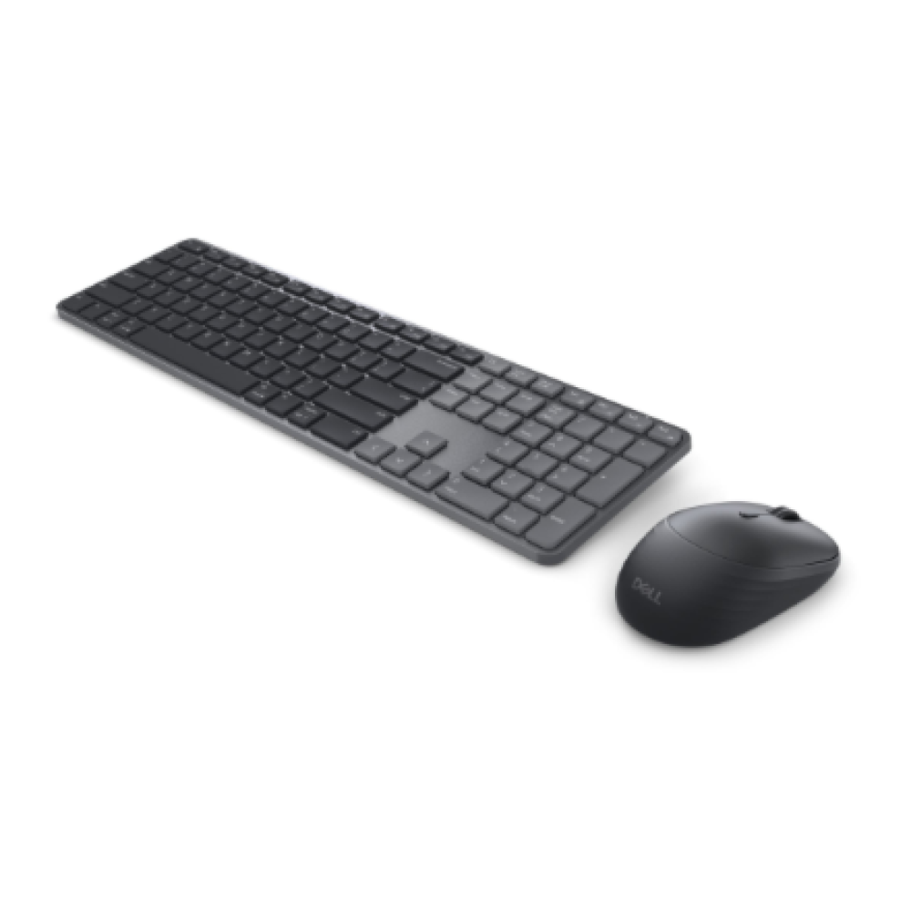 Dell Pro 7 Slim Keyboard and Mouse , KM726 , Keyboard and Mouse Set , Wireless , Mouse included , US International , Bluetooth , Black