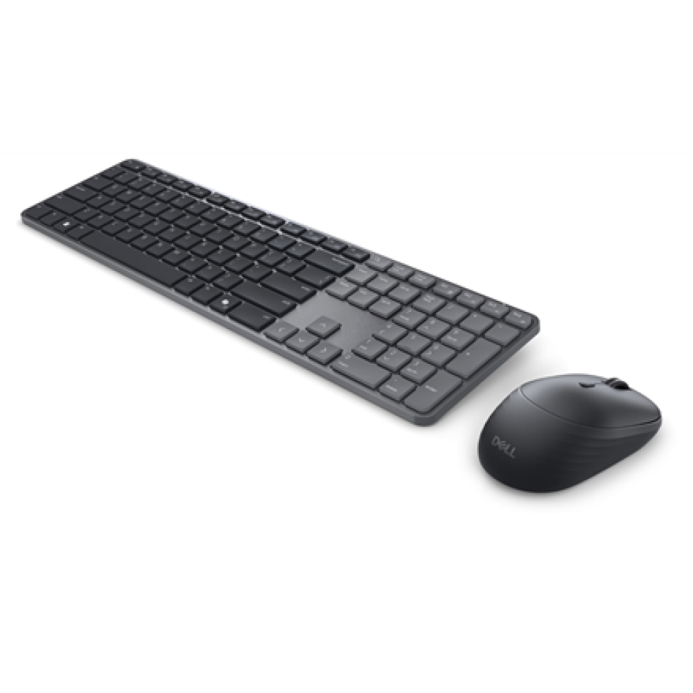 Dell Pro 7 Slim Keyboard and Mouse , KM726 , Keyboard and Mouse Set , Wireless , Mouse included , US International , Bluetooth , Black