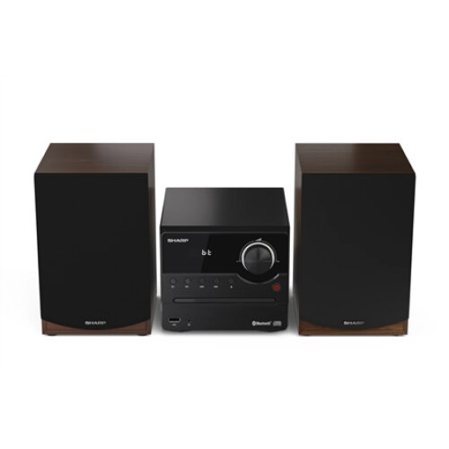 Sharp XL-B512(BR) Hi-Fi Micro System, CD/FM/USB/Bluetooth v5.0, 45W, Brown , Sharp , Hi-Fi Micro System , XL-B512(BR) , Brown , USB port , AUX in , Bluetooth , CD player , FM radio , Wireless connection