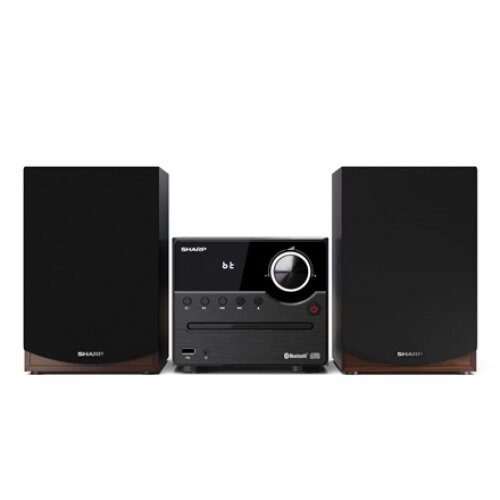 Sharp XL-B512(BR) Hi-Fi Micro System, CD/FM/USB/Bluetooth v5.0, 45W, Brown , Sharp , Hi-Fi Micro System , XL-B512(BR) , Brown , USB port , AUX in , Bluetooth , CD player , FM radio , Wireless connection