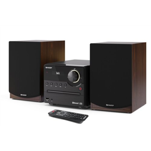 Sharp XL-B512(BR) Hi-Fi Micro System, CD/FM/USB/Bluetooth v5.0, 45W, Brown , Sharp , Hi-Fi Micro System , XL-B512(BR) , Brown , USB port , AUX in , Bluetooth , CD player , FM radio , Wireless connection