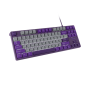 Fury , Kanabo K2 , Gaming Keyboard , Wired , US , Gray/Purple , USB Type-A , Linear