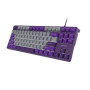 Fury , Kanabo K2 , Gaming Keyboard , Wired , US , Linear , Gray/Purple