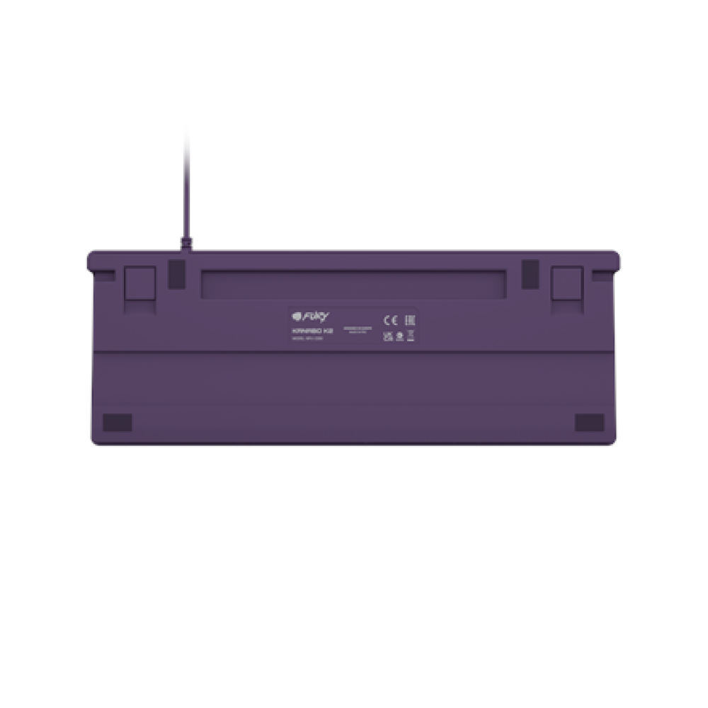 Fury , Kanabo K2 , Gaming Keyboard , Wired , US , Gray/Purple , USB Type-A , Linear