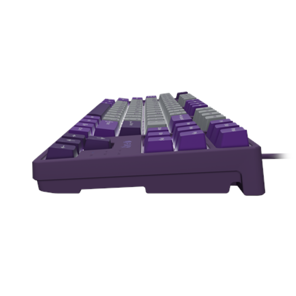 Fury , Kanabo K2 , Gaming Keyboard , Wired , US , Gray/Purple , USB Type-A , Linear