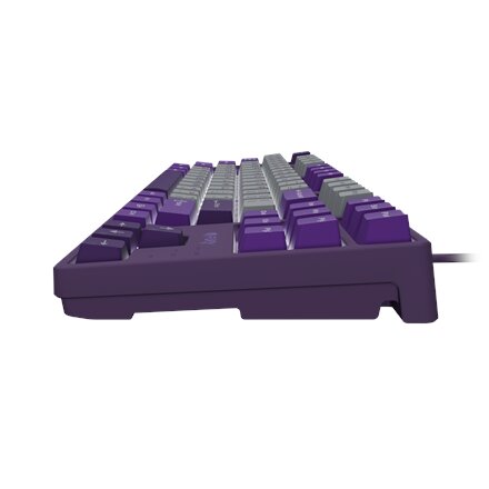 Fury , Kanabo K2 , Gaming Keyboard , Wired , US , Linear , Gray/Purple