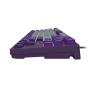 Fury , Kanabo K2 , Gaming Keyboard , Wired , US , Gray/Purple , USB Type-A , Linear