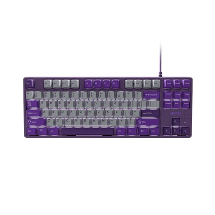 Fury , Kanabo K2 , Gaming Keyboard , Wired , US , Linear , Gray/Purple