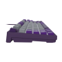 Fury , Kanabo K2 , Gaming Keyboard , Wired , US , Linear , Gray/Purple