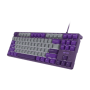 Fury , Kanabo K2 , Gaming Keyboard , Wired , US , Linear , Gray/Purple