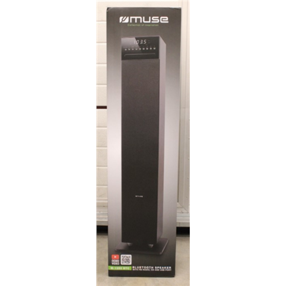 SALE OUT. Muse M-1350BTC Bluetooth speaker with PLL radio DAMAGED PACKAGING , Muse , M-1350BTC , DAMAGED PACKAGING , 120 W , Bluetooth , Black , NFC features , Portable , Wireless connection