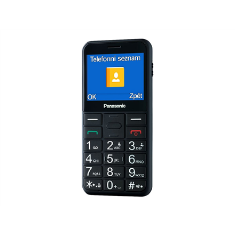 Panasonic , KX-TU155EXBN , Black , 2.4 , TFT-LCD , microSD/microSDHC MB , Bluetooth , USB version micro USB , Built-in camera , Main camera resolution 0.3 MP