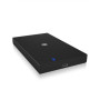 Raidsonic , ICY BOX , IB-200T-C3 Enclosure for 1x SSD/HHD with USB 3.2 Gen 1 Type-A/Type-C combi-cable , 1 x 2.5 SATA I, II, III