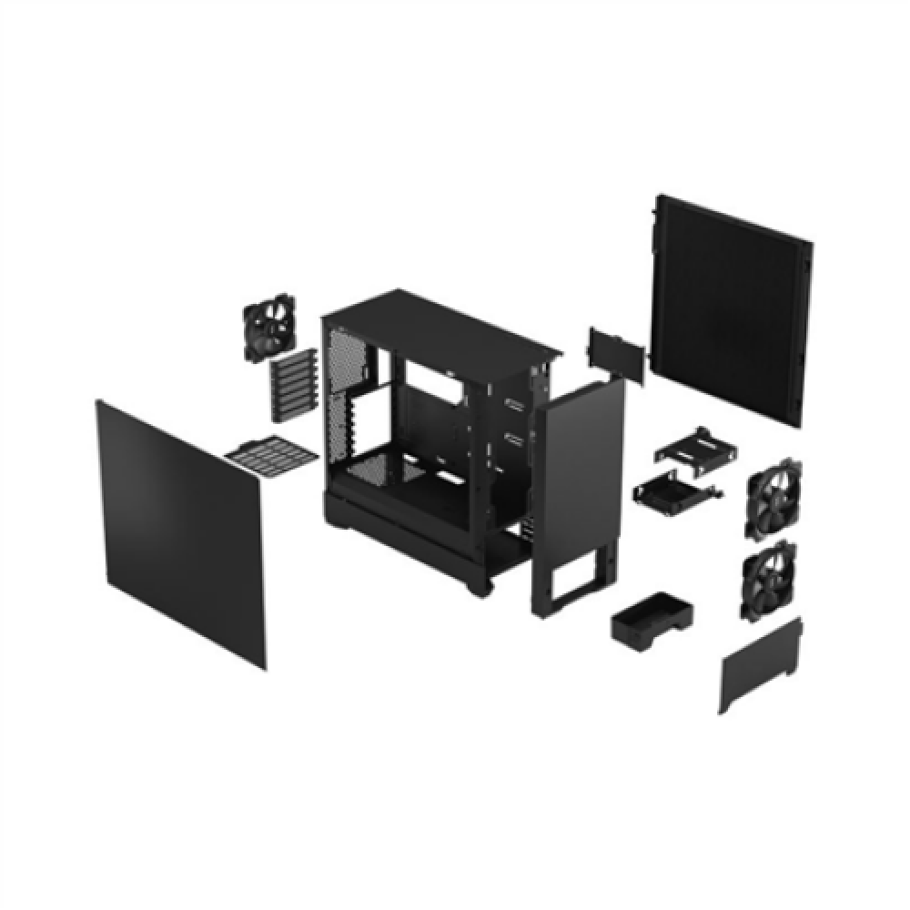 Fractal Design , Pop Silent , Side window , Black Solid , ATX, mATX, Mini ITX , Power supply included No , ATX