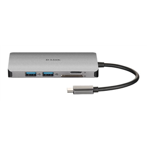 D-Link , 8-in-1 USB-C Hub with HDMI/Ethernet/Card Reader/Power Delivery , DUB-M810 , USB hub , USB Type-C