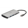 D-Link , 8-in-1 USB-C Hub with HDMI/Ethernet/Card Reader/Power Delivery , DUB-M810 , USB hub , USB Type-C