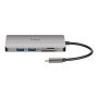 D-Link , 8-in-1 USB-C Hub with HDMI/Ethernet/Card Reader/Power Delivery , DUB-M810 , USB hub , USB Type-C