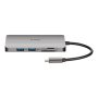 D-Link , 8-in-1 USB-C Hub with HDMI/Ethernet/Card Reader/Power Delivery , DUB-M810 , USB hub , USB Type-C