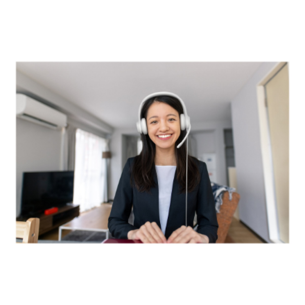 Logitech , USB Computer Headset , H390 , Wired , Over-Ear , Microphone , Noise canceling , Off-white