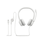 Logitech , USB Computer Headset , H390 , Wired , Over-Ear , Microphone , Noise canceling , Off-white