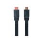 Cablexpert , Black , HDMI male-male flat cable , 3 m m