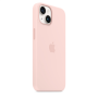 Apple 14 Silicone Case with MagSafe Case with MagSafe Apple iPhone 14 Silicone Chalk Pink