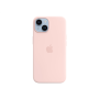 Apple 14 Silicone Case with MagSafe Case with MagSafe Apple iPhone 14 Silicone Chalk Pink