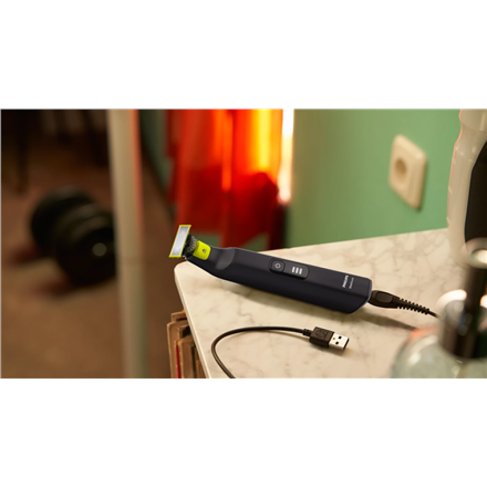 Philips Face and Body Shaver , QP6542/15 OneBlade Pro 360 , Operating time (max) 90 min , Wet & Dry , Lithium Ion , Black