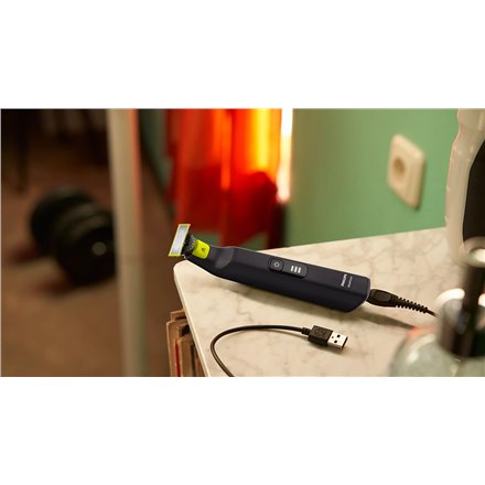 Philips Face and Body Shaver , QP6542/15 OneBlade Pro 360 , Operating time (max) 90 min , Wet & Dry , Lithium Ion , Black