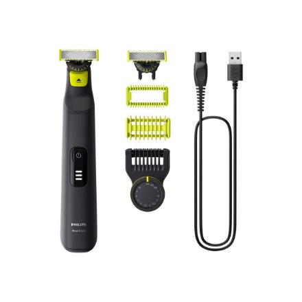 Philips Face and Body Shaver , QP6542/15 OneBlade Pro 360 , Operating time (max) 90 min , Wet & Dry , Lithium Ion , Black