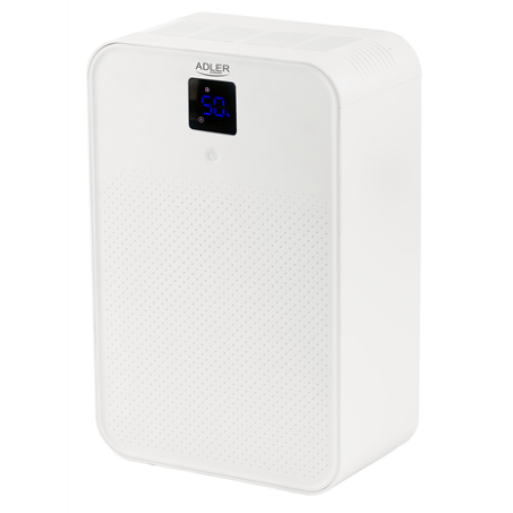 Adler , Thermo-electric Dehumidifier , AD 7860 , Power 150 W , Suitable for rooms up to 30 m³ , Water tank capacity 1 L , White