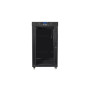Lanberg , Rack cabinet 19 free-standing 22U/800x800 (flat pack) with glass door, LCD , FF01-8822-12BL , Black