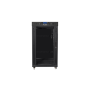 Lanberg , Rack cabinet 19 free-standing 22U/800x800 (flat pack) with glass door, LCD , FF01-8822-12BL , Black