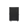 Lanberg , Rack cabinet 19 free-standing 22U/800x800 (flat pack) with glass door, LCD , FF01-8822-12BL , Black
