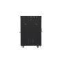 Lanberg , Rack cabinet 19 free-standing 22U/800x800 (flat pack) with glass door, LCD , FF01-8822-12BL , Black