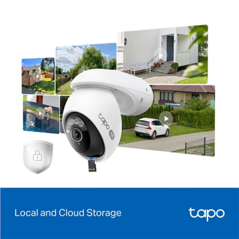 TP-LINK Pan/Tilt Security Wi-Fi Camera , Tapo C560WS , Dome , 8 MP , 4mm/F1.6 , H.264 , Micro SD, Max. 512 GB