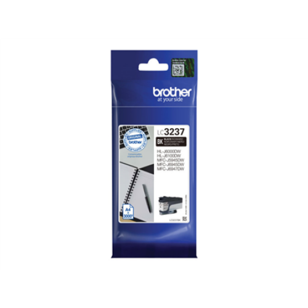 Brother LC3237BK , Ink Cartridge , Black