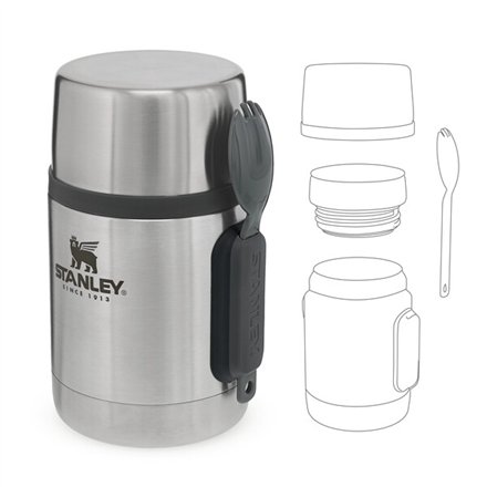 Thermo , Adventure , Capacity 0.53 L , Material Stainless Steel