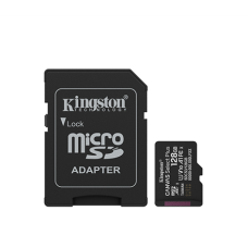 Kingston Canvas Select Plus , 128 GB , microSD , Flash memory class Class 10, UHS-I, U1/U3, video class 10/30, A1