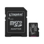 Kingston Canvas Select Plus , 128 GB , microSD , Flash memory class Class 10, UHS-I, U1/U3, video class 10/30, A1