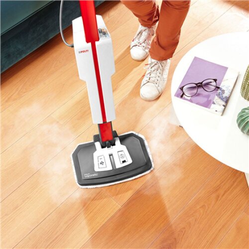 Polti , Steam mop with integrated portable cleaner , PTEU0306 Vaporetto SV650 Style 2-in-1 , Power 1500 W , Steam pressure Not Applicable bar , Water tank capacity 0.5 L , Red/White