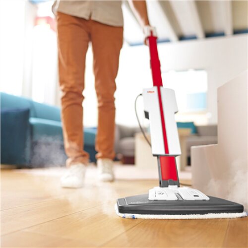 Polti , Steam mop with integrated portable cleaner , PTEU0306 Vaporetto SV650 Style 2-in-1 , Power 1500 W , Steam pressure Not Applicable bar , Water tank capacity 0.5 L , Red/White