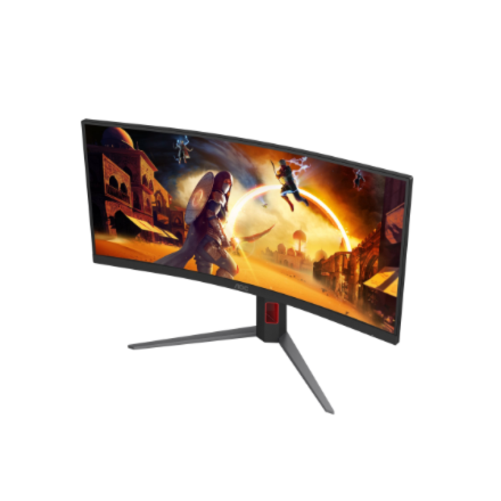 AOC , CU34G4Z , 34 , Fast VA , WQHD , 21:9 , 240 Hz , 1 ms , 3440 x 1440 pixels , 450 cd/m² , HDMI ports quantity 2 , Black