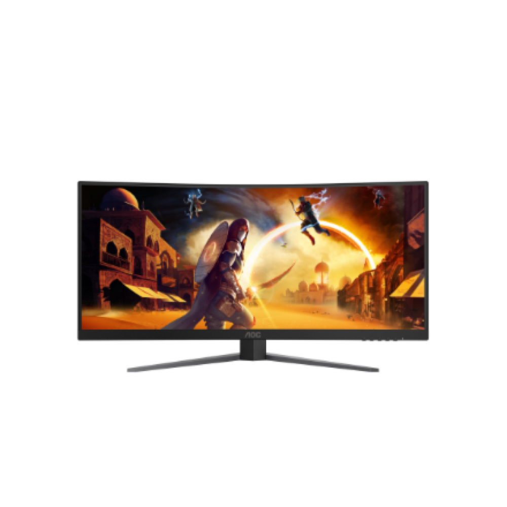 AOC , CU34G4Z , 34 , Fast VA , WQHD , 21:9 , 240 Hz , 1 ms , 3440 x 1440 pixels , 450 cd/m² , HDMI ports quantity 2 , Black