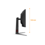 AOC , CU34G4Z , 34 , Fast VA , WQHD , 21:9 , 240 Hz , 1 ms , 3440 x 1440 pixels , 450 cd/m² , HDMI ports quantity 2 , Black