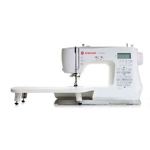 Singer , Sewing Machine , C5955 , Number of stitches 417 , Number of buttonholes 8 , White