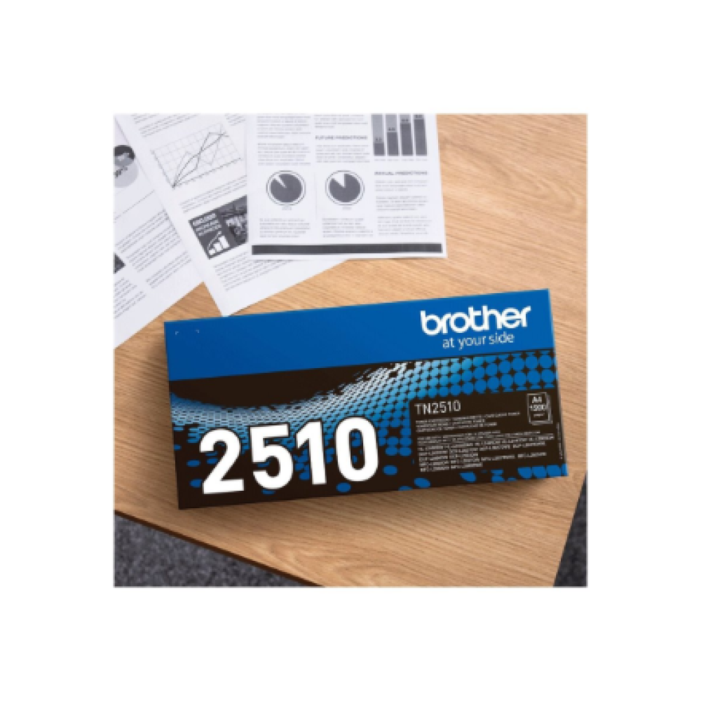 Brother Toner Cartridge , TN-2510 , Toner cartridge , Black