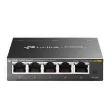 TP-LINK , Switch , TL-SG105E , Web managed , Wall mountable , Gigabit Ethernet (copper) ports quantity 5 , Power supply type External