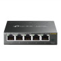 TP-LINK , Switch , TL-SG105E , Web managed , Wall mountable , Gigabit Ethernet (copper) ports quantity 5 , Power supply type External